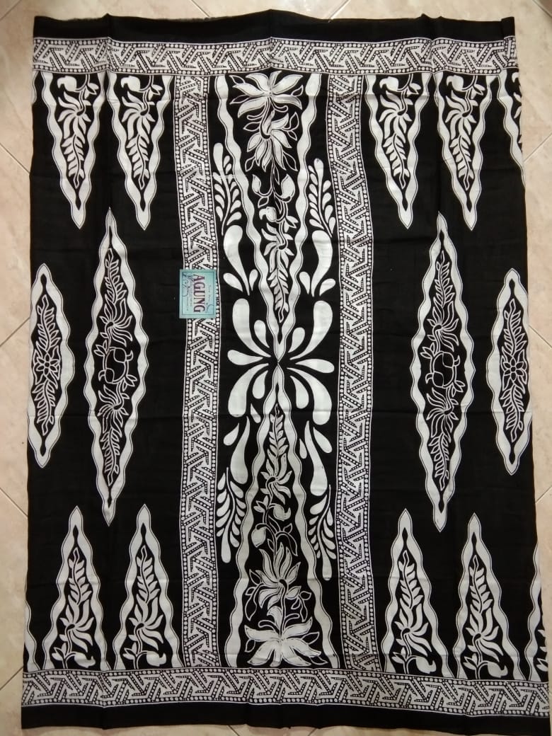 Sarung Goyor Batik  Wanita  Zigzag Monocrome Eceran 